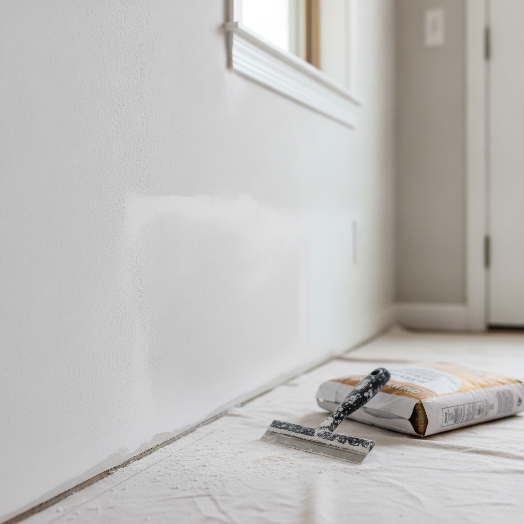 Drywall Repair - No Face and No Text