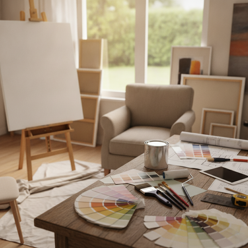 Painter Consultation Service - No Face and No Text